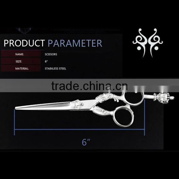 Professional hair dressing scissors with Silver