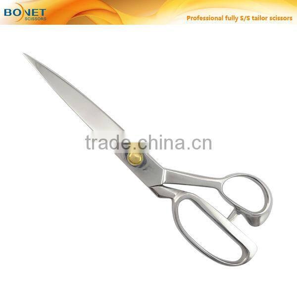 STA0015 8'' hand tools sharp full stainless steel tailor scissors