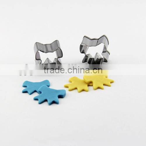 100% food grade stainless steel cookie cutter celebration bow cake decorating tool