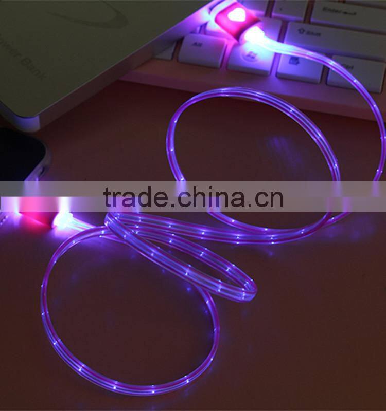 Micro USB LED lighting cable