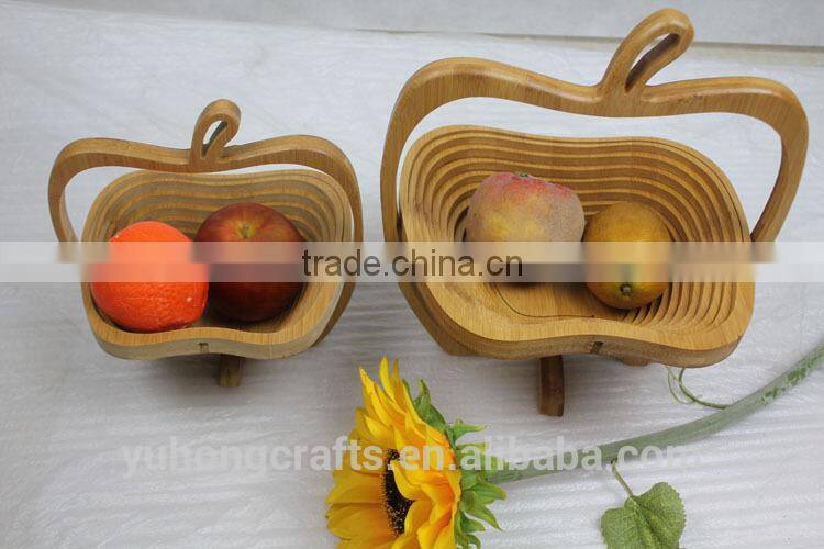 bamboo folding fruit basket