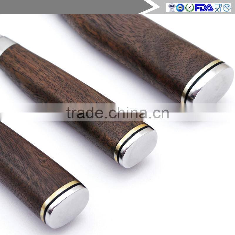 Japanese VG-10 Core and 67 Layer Damascus Steel Professional kitchen knife 3-Piece