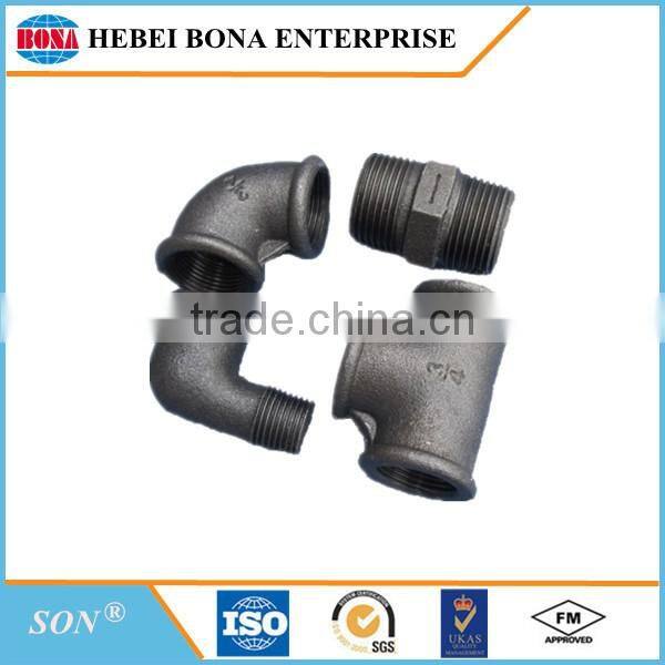 Malleable iron material waterline pipe fittings