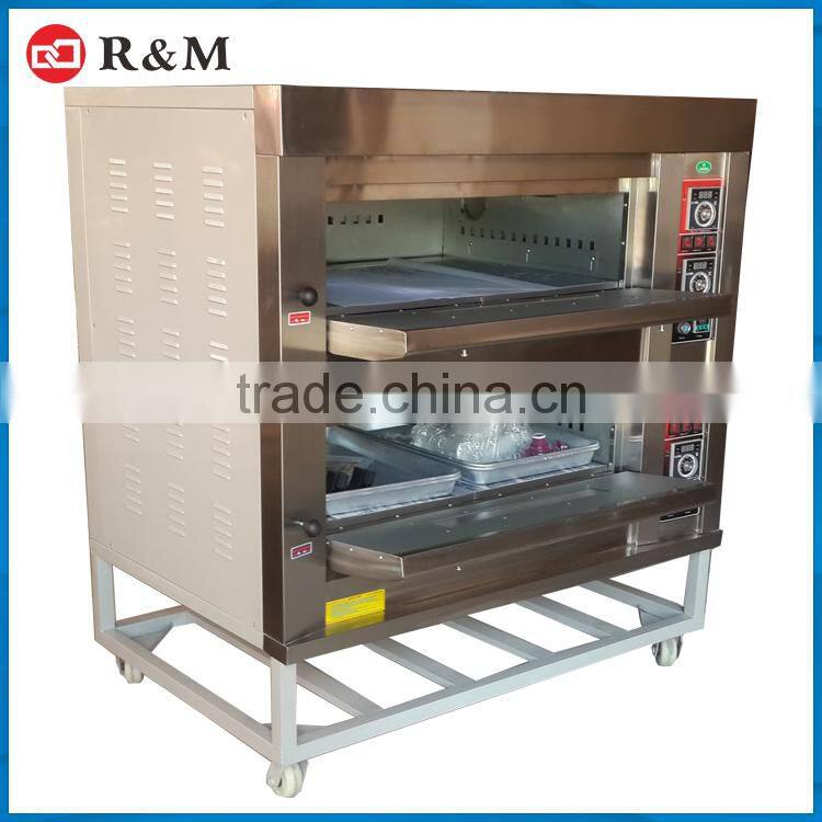 Commercial Pizza Baking Machine Portable Four Trays Pizza Gas Oven