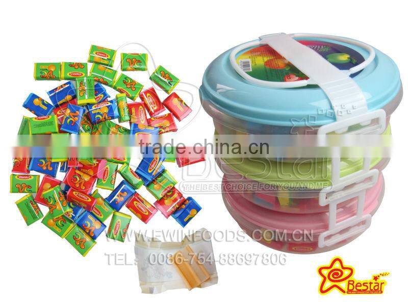 Lunch Box Bubble Gum with Funny Tattoo