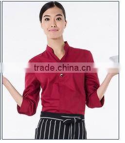 Bulk White Color Restaurant Waiter/Waitress Uniform