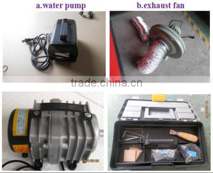 MC1610 high precision double heads acrylic laser cutting machine for sale