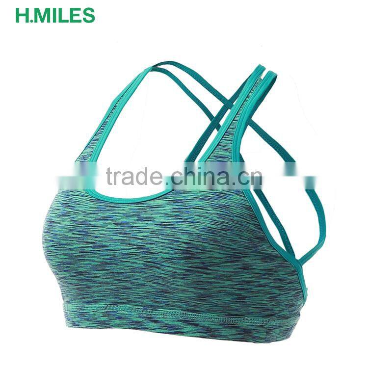 Custom elastic band Underwear Push Up Seamless Fitness Top Bras