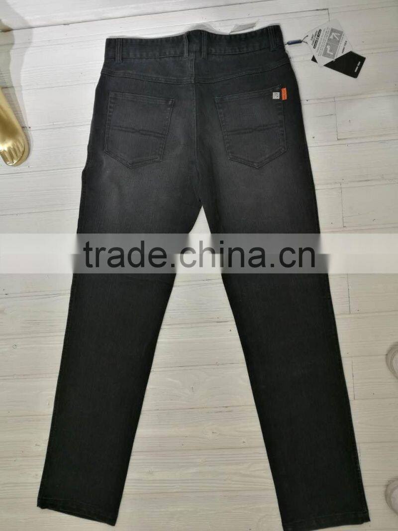 GZY Black Straight Men Denim Jeans Buyers In Bulk For South America Stock