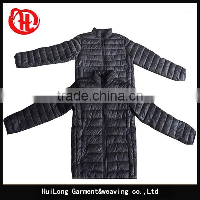 Ready made stock men coat winter padded jacket