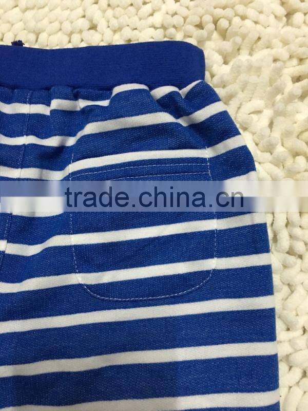 Kid's cheap price fashion comfortable stripe shorts inventory