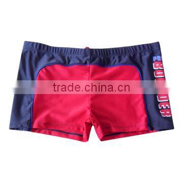 Boy natural red swim shorts beachwear