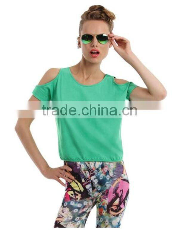 Custom good quality fashion t shirts for girls