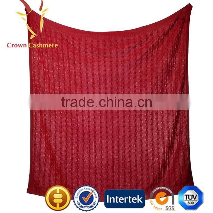 Knitting 100 Baby Cashmere Blankets