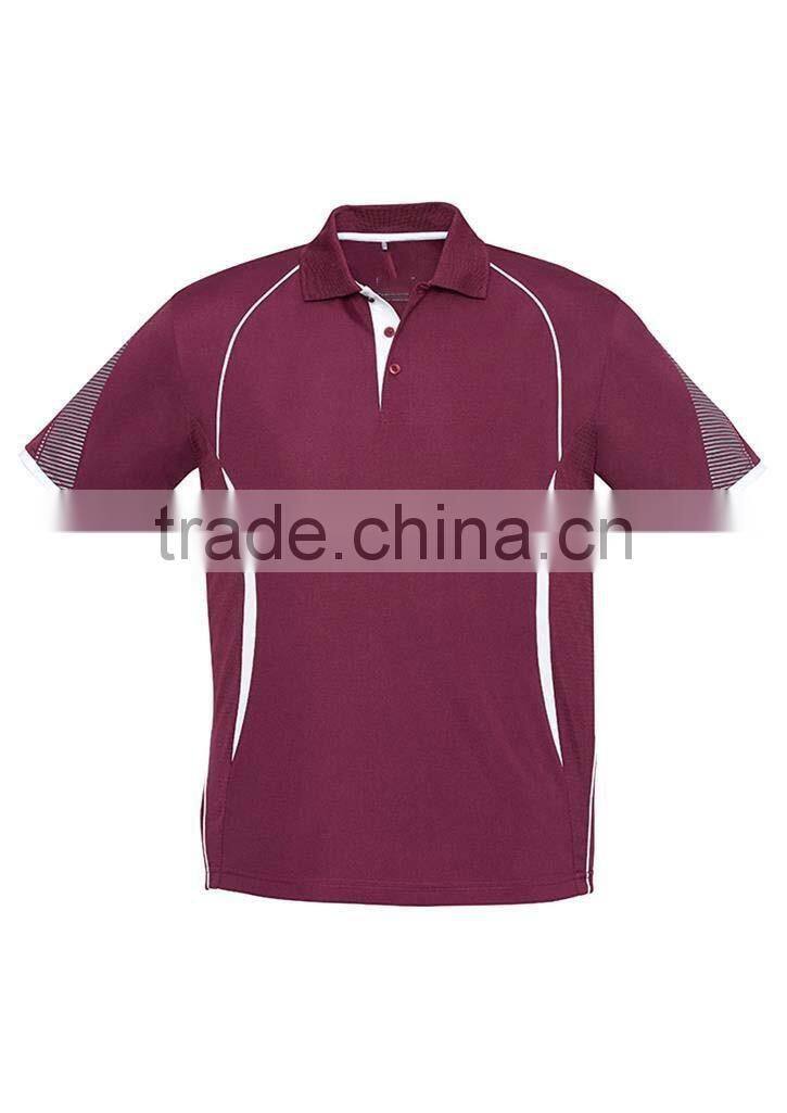 China supplier custom blank polo shirt sports gym wear running shirts mens dry fit 100%polyester contrast colors men polo shirts
