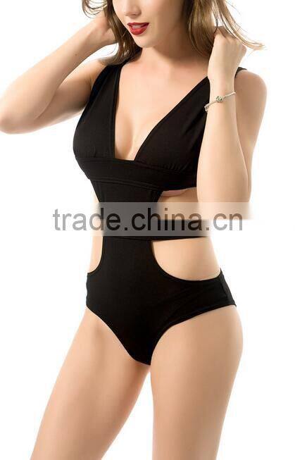 EY0033A Women sexy hollow out bodysuit swimsuit sexy tight fashion Swimsuit Slimming Bodysuit