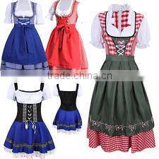 New Cheer Oktoberfest German Dirndl Fraulein Beer Maid Fancy Dress Costume Party