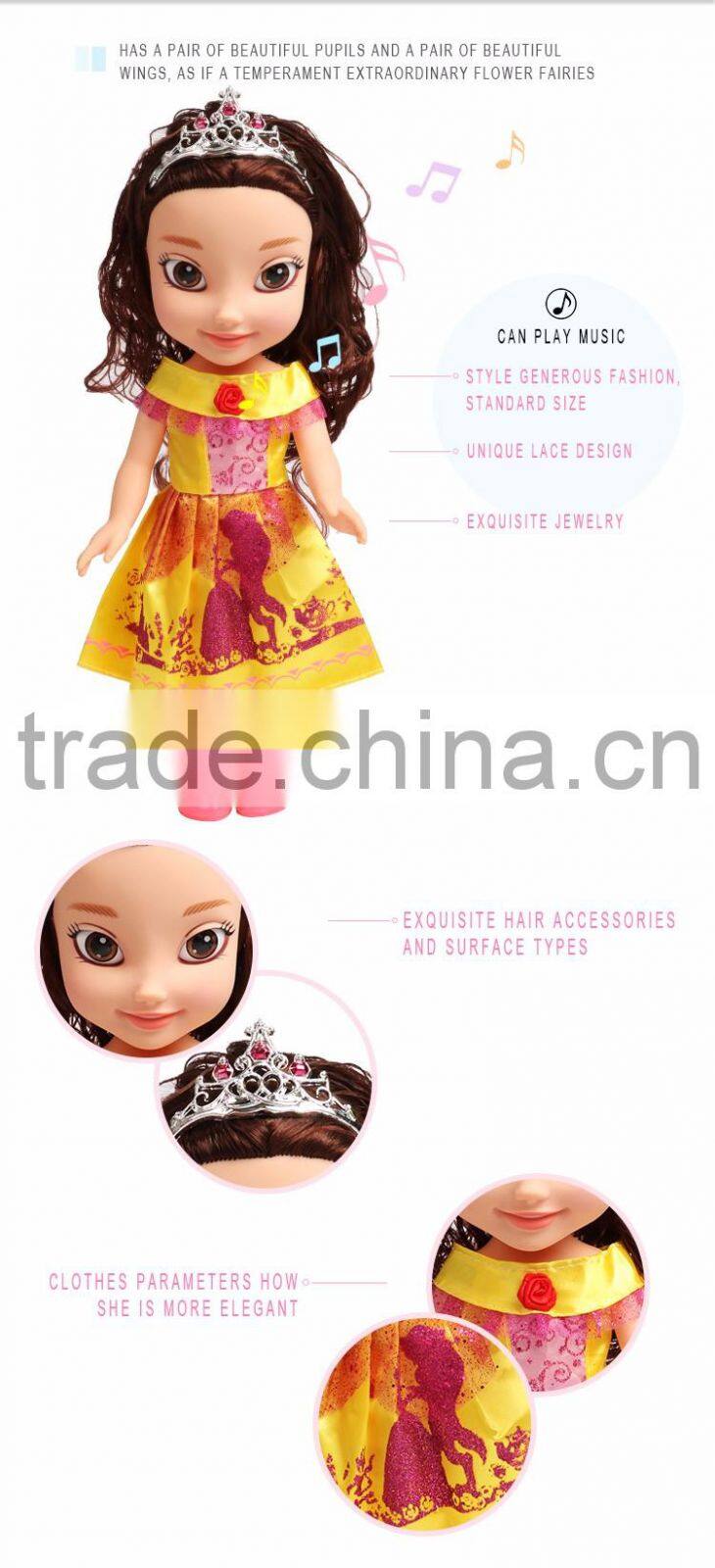 16 inch fashion display nesting fairy princess barbiee doll