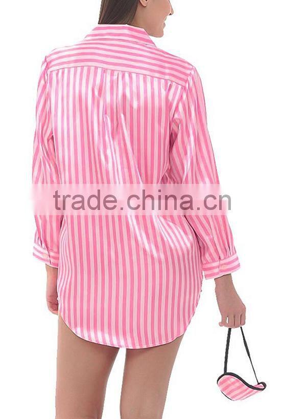 2017 China Silk Pajamas Wholesale Silk Sexy String Pajamas