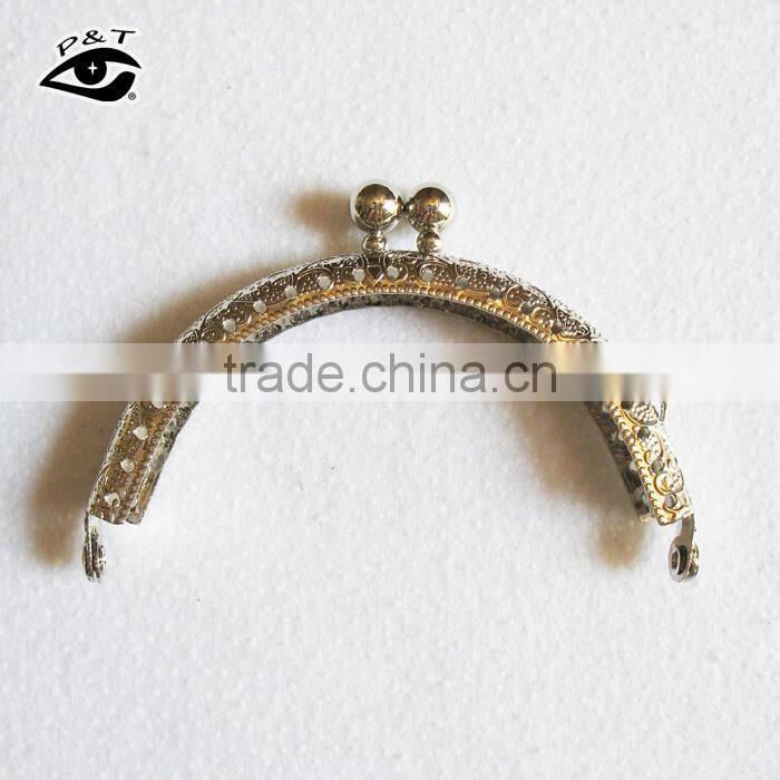 8.5CM wholesale fashion metal purse frame for bag cluth purse frame metal frame