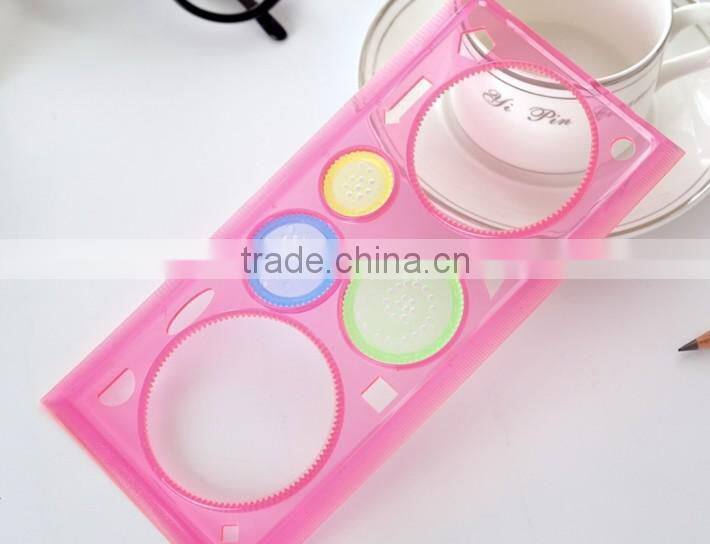 pupular school plastic ruler sets for promotion