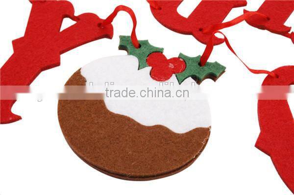 1.2 meter felt Merry Christmas XMAS bunting garland party home decoration gift