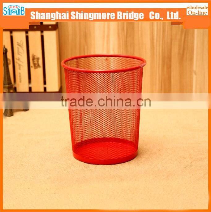 alibaba china hot sales good quality mental net trash basket for office