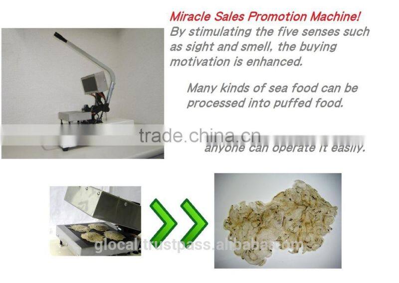 Japan Manual Puffed Food Machine Medium Type P-2 Wholesale