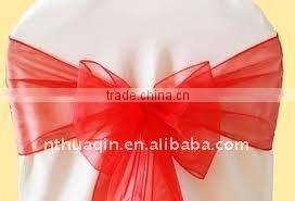 Organza sash for polyester banquet chair cover 6"x108" organza sash chair cover organza sash