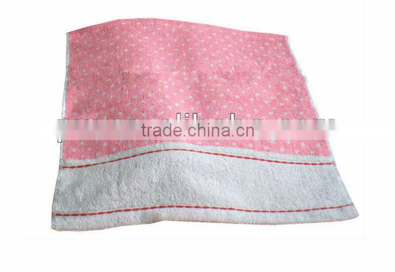 colourful jacquard face towel