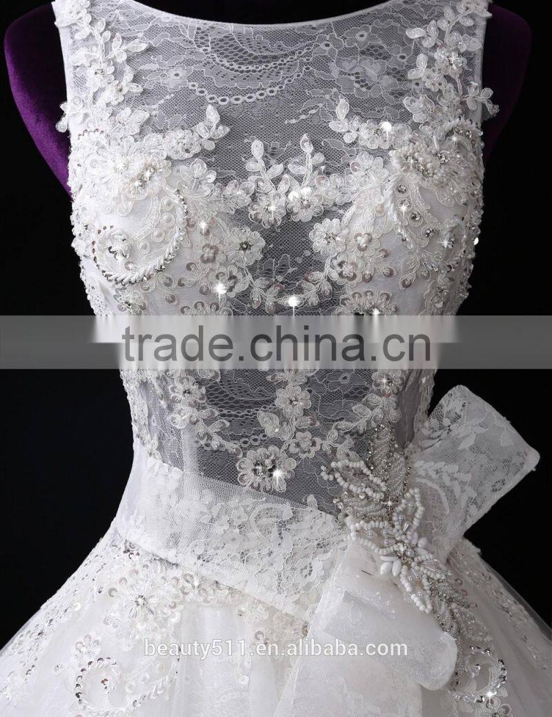 Harness sexy mermaid lace mermaid color wedding dress bridal for bride V-neck bridal dress custom made wedding dress 2017 F10901