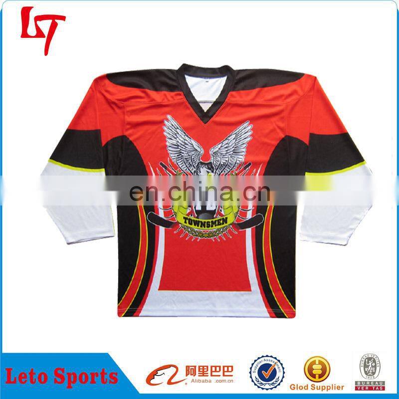 High Quality Eagle Ice Hockey Jersey for Player/ Custom Design Ice Hockey Team Uniforms