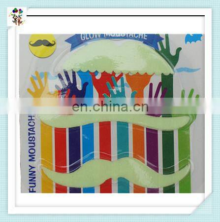 Self Adhesive Party Funny Glow In The Dark Fake Moustache HPC-0394