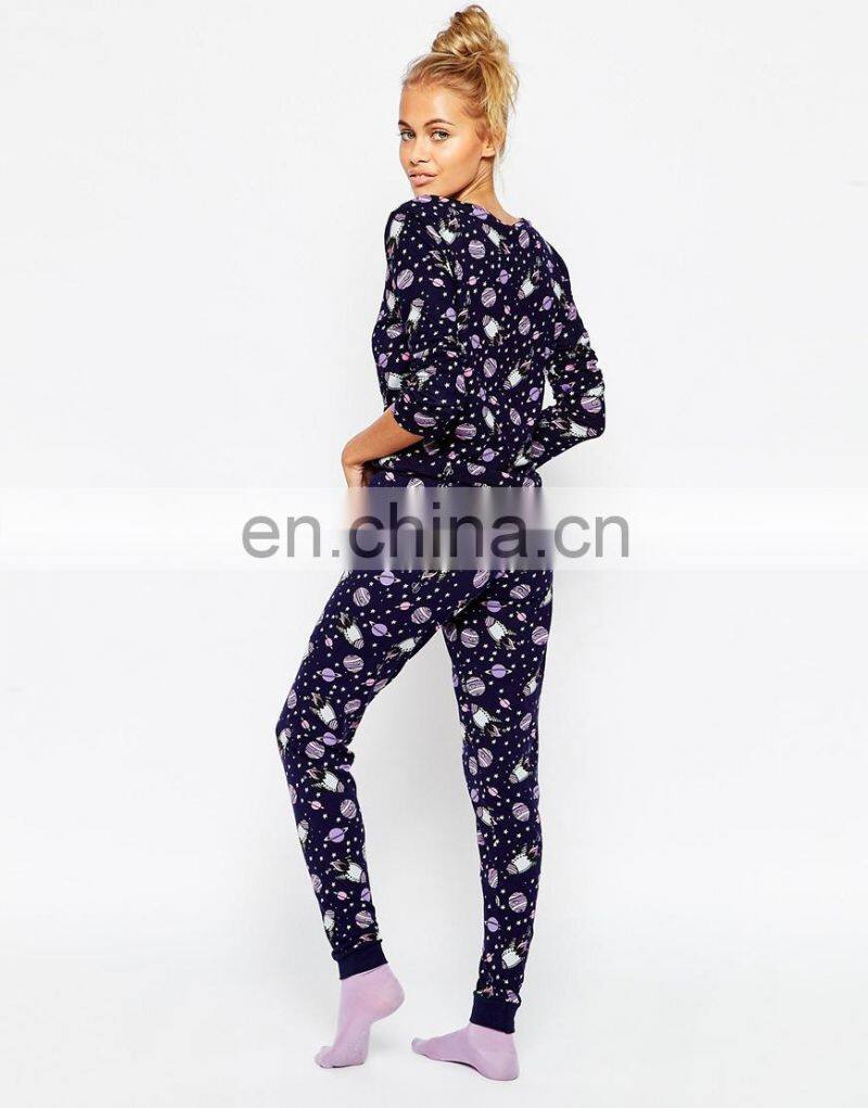 Custom Printed Pajamas Adult Cartoon Pajamas