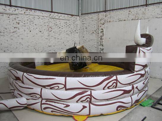 Inflatable mechanical bull, inflatable rodeo bull, inflatable bull riding machine