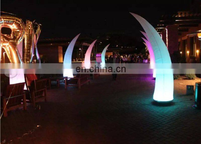 add 7 snow -- color LED Inflatable Pillar / Column