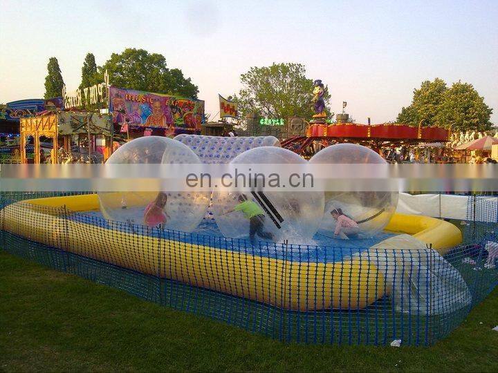 Rectangle Inflatable water pool with bubble ball/water ball pool/water pool