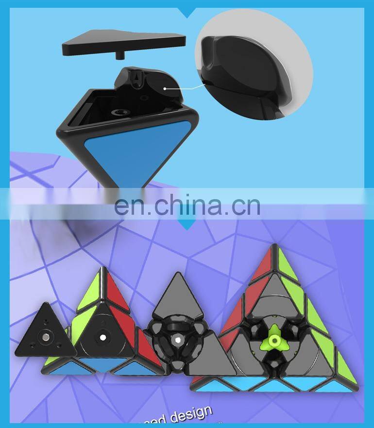 hot sale 2017 development brain activity toy cube iq pyramid puzzle for children