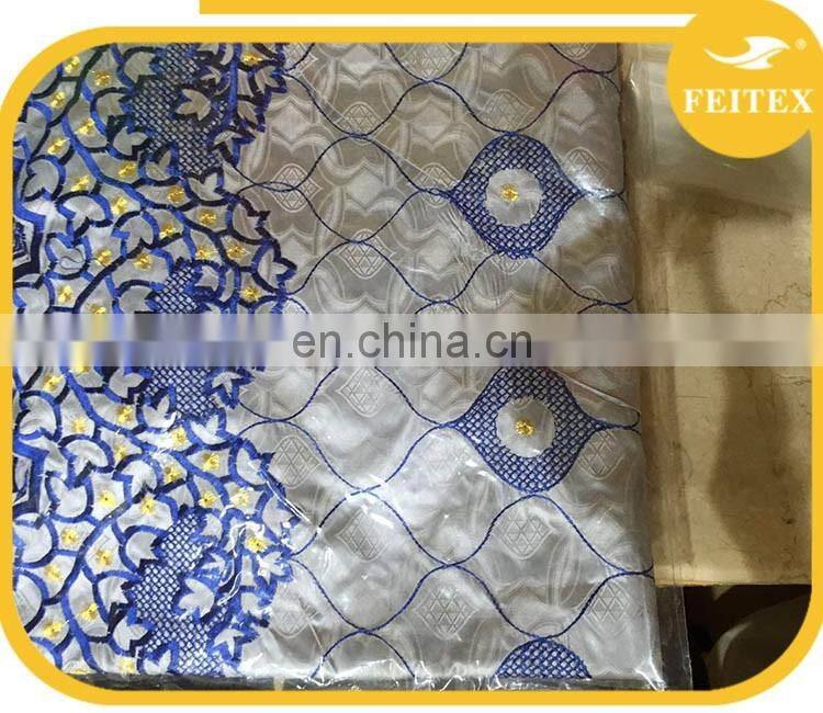 Feitex African Bazin Riche Embroidery Dress,Guinea Brocade Embroidery Fabric,Lace Fabric