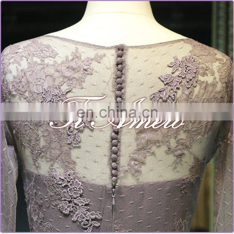 Modern Lace Ruffle Mermaid Wedding Gown Floor-length Without Train Wedding Dress 2016