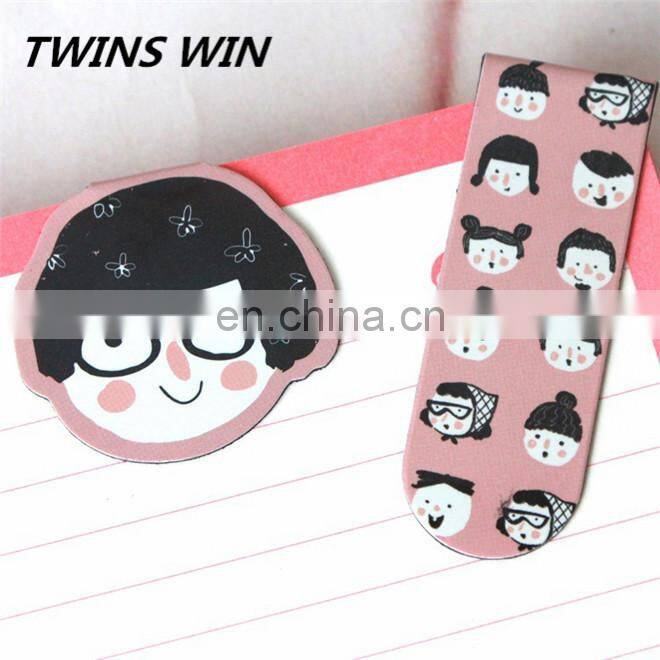 Business Gift Use import office school stationery and Customized cartoon book mark paper marks with high quality