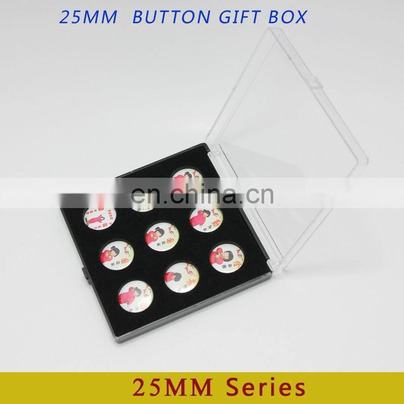 58mm badge series plastic empty gift packing boxes