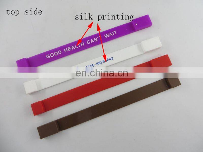 Hot sale silicone usb flash drive bracelet for promotion