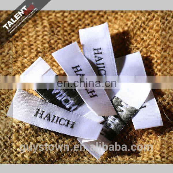 Custom private brand name logo Style Cheap Clothing Textile Labels