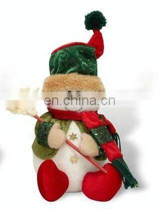 handmade well dressed christmas snowman
