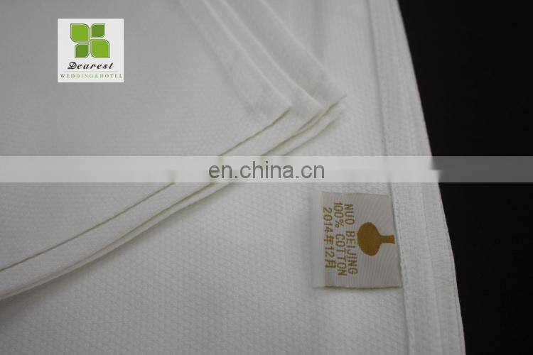 hotel White Birdseye Cotton shaving towel