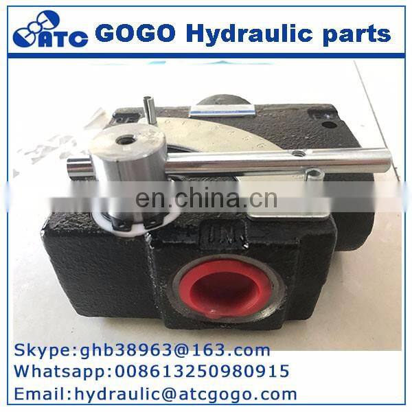 Pressure compensating Flow control valve hydraulic one way check full rangevariable flow control