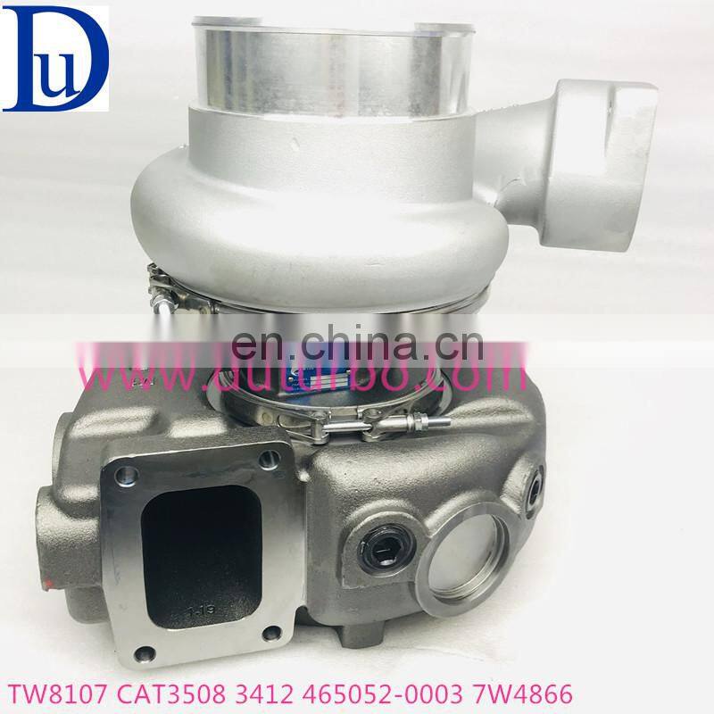 TW8107 Turbo 465052-0003 7W4866 7W-4866 engine turbocharger for Caterpillar marine 3406B 3508 3412 Engine