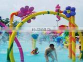Flower door with water park