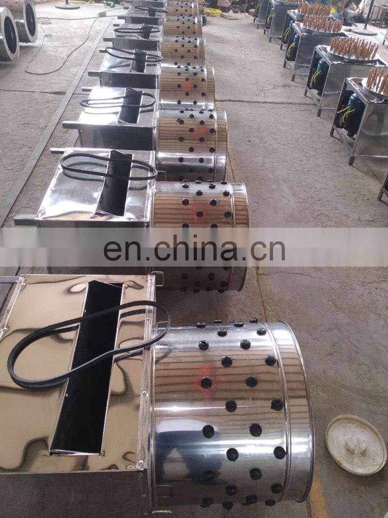 Various sizes poultry birds process chicken dressing machine plucker with high quality chicken plucker scalder machine